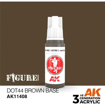 Modelářská barva AK Interactive Dot44 Brown Base 17ml AK11408