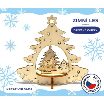 kreativní sada Kreativní sada - Zimní les
