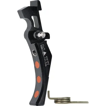 Airsoft MAXX Model CNC spoušť Advanced (style D) pro M4 - černá