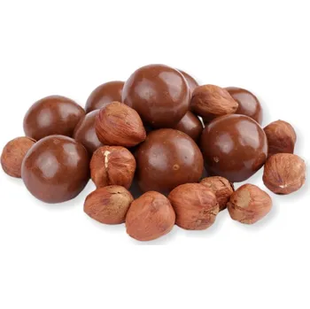 LÍSKOVÉ OŘECHY V MLÉČNÉ ČOKOLÁDĚ 500g VIA NATURAE