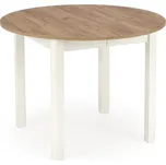 Jídelní stůl Russell, dub kraft / bílá
