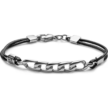 Náramek Náramek Lenn Gravel ve stříbrné barvě - Lucleon