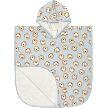 Dětské zboží LÄSSIG Beach Poncho Lion Powder Blue