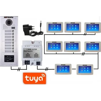 Set WIFI P2P TUYA videozvonku | ZONEWAY ZW-777 plus ZW-619-8D