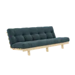 sofa LEAN natural pine (pohovka z borovice) karup natural pale blue 513
