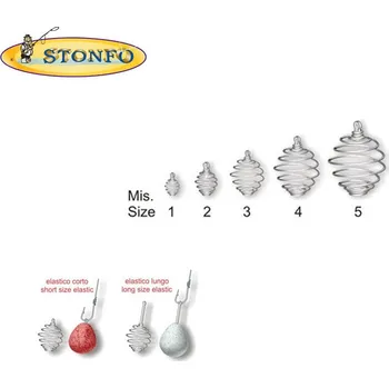 STONFO pružinky na nastražení těsta pod háček vel.4