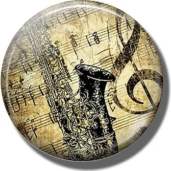 Magnet na lednici s potiskem saxofonu
