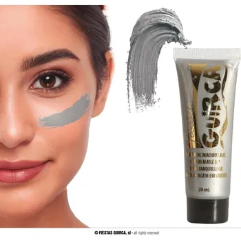 Karnevalový doplněk Fiestas Guirca Líčidlo v tubě stříbrné