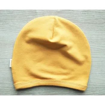 Kojenecká čepice AMÁLKA Elastická čepička saporka teplákovina, písková Velikost: 62-68