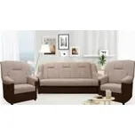 FALCO Sedací souprava Panda 3+1+1 béžovohnědý aston