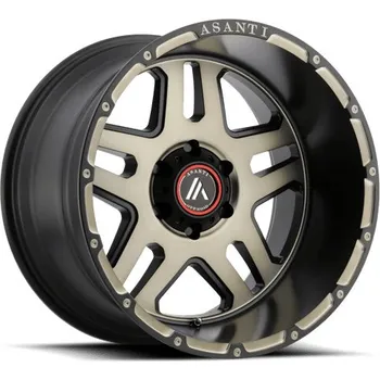 Alu kolo Asanti Off Road AB809 ENFORCER disk 20x12 8X165.1 125.1 ET-44, Matná černá machined