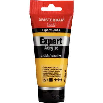 Vodová barva Akrylová barva Amsterdam Expert - 271 Cadmium Yellow Medium Objem: 75 ml