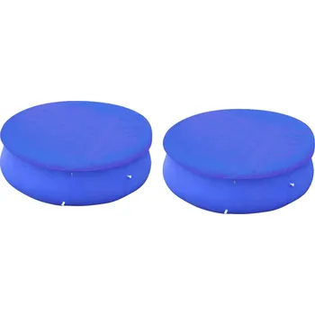 Bazén vidaXL Kryty 2 ks na kruhové nadzemní bazény 300 cm