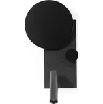 FARO KLEE pravé nástěnné svítidlo s čtecí lampičkou, černá