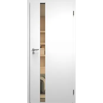 Interiérové dveře SAPELI HARMONIE KOMFORT M83 - LAKOVANÉ - OTOČNÉ DVEŘE VČ. ZÁRUBNĚ - Barva ral Průchozí šířka (cm): 80, Průchozí výška (cm): 197, Typ skla: Planibel bronz