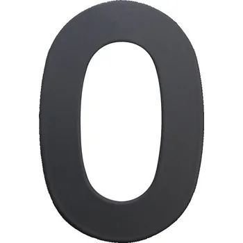 Domovní číslo Domovní číslo 0", RN.75L, černá"
