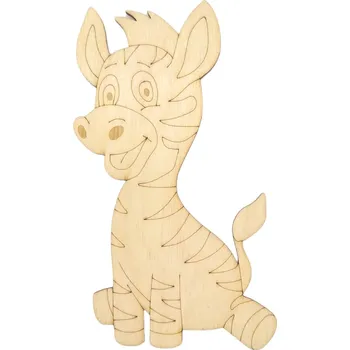 omalovánky Pehucraft Dřevěná omalovánka zebra