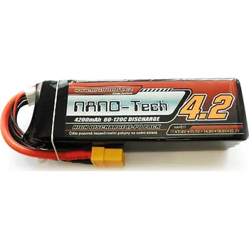 Bighobby-Nano Tech Li-pol baterie 4200mAh 4S 60C (120C) Bighobby- NANO Tech
