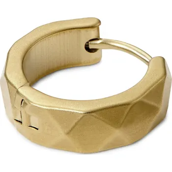 Náušnice Ocelová náušnice Jax kroužek zlaté barvy - Moody Mason