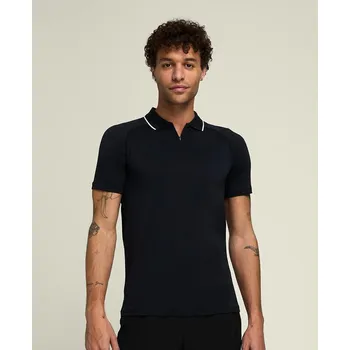 Pánské tričko Pánské tričko Wilson M Team Seamless Polo 2.0 Black S