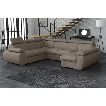 Sedací souprava FALCO Sedací souprava Bodie U pravá hnědošedá