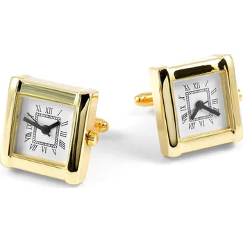 Manžetový knoflíček Manžetové knoflíčky s hodinkami zlaté barvy - Warren Asher