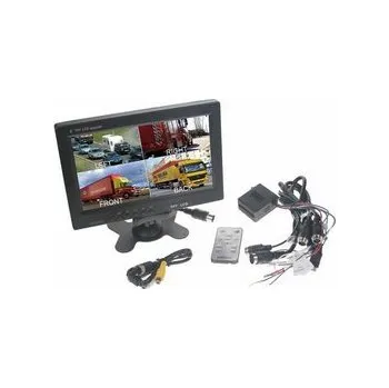 Monitor do auta Monitor 9" s kvadrátorem a s 4x4PIN vstupy (sv91q x)