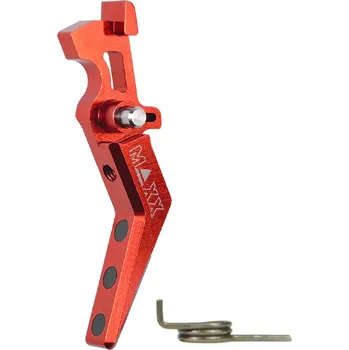 Sportovní střelba MAXX Model CNC spoušť Advanced (style A) pro M4 - červená