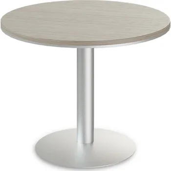 Jídelní stůl Jednací stůl TopOffice, průměr 100 cm, driftwood