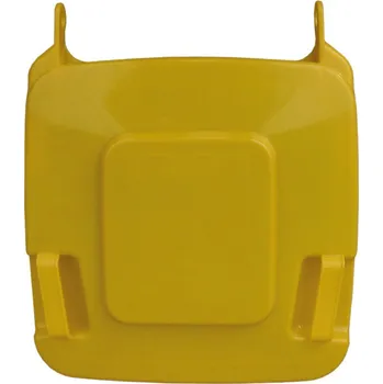 Odpadkový koš Víko pro popelnici na tříděný odpad, žlutá