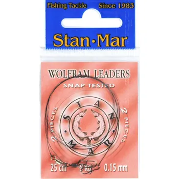 STAN-MAR wolframové lanko 25cm/5kg/0,15mm/2ks
