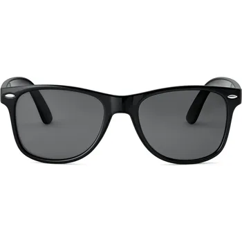 Černé polarizační retro sluneční brýle - Waykins