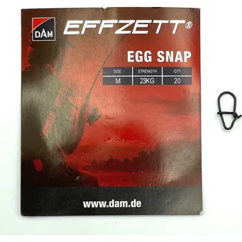 DAM - Karabinky Effzett Egg snap vel. XS 13kg 20ks