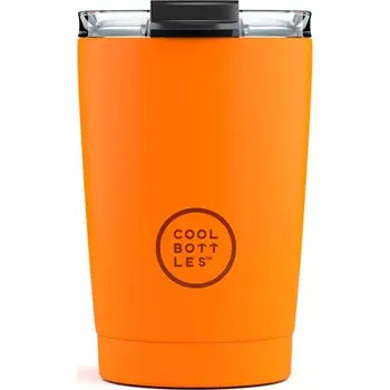 Termohrnek Nerezový termohrnek COOL BOTTLES Vivid Orange třívrstvý 330ml