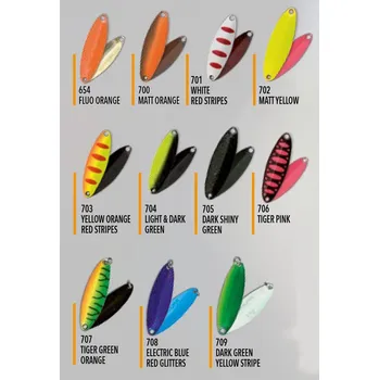 Umělá nástraha NOMURA - TroutArea plandavka AKIRA 3,5g FLUO ORANGE SILVER GLITTER