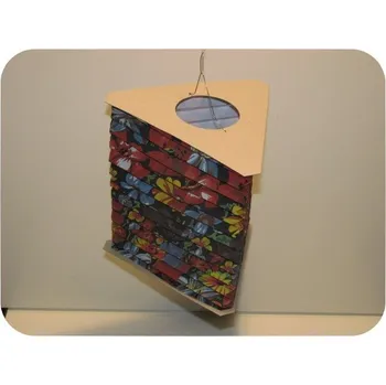 Karnevalový doplněk Lampion - tříhranný 20x20cm