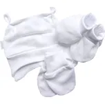 AMÁLKA Bavlněný kojenecký komplet, bílý Velikost: 62-68