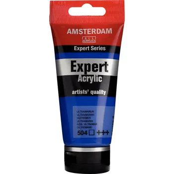 Vodová barva Akrylová barva Amsterdam Expert - 504 Ultramarine Objem: 75 ml