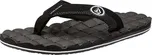 žabky Volcom Recliner - Black/White 40