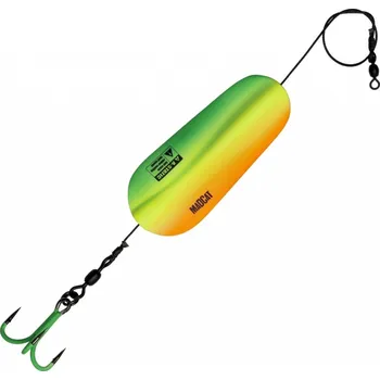 Umělá nástraha MADCAT - Sumcová třpytka A-STATIC inline spoon FIRETIGER 125g