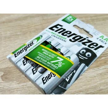 Článková baterie ENERGIZER - Dobíjecí baterie AA 1300 mAh 4ks