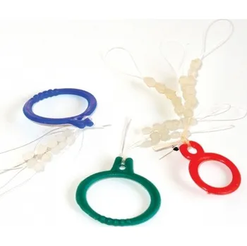 Gumový stoper velký transparentní L (modrý)