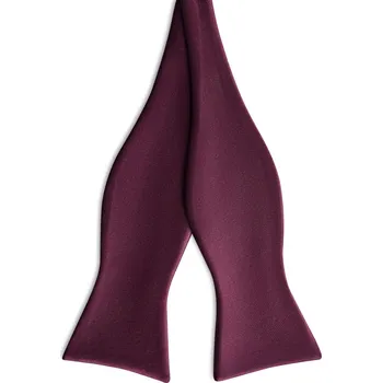 Motýlek Karmínový saténový vázací motýlek - Trendhim