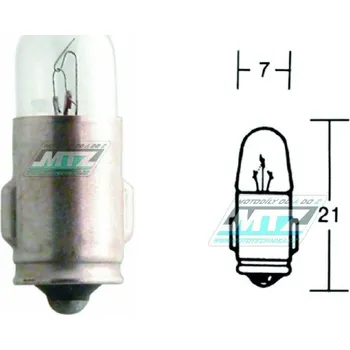Žárovka J1,5W 6V 1,5W BA7s NI020050