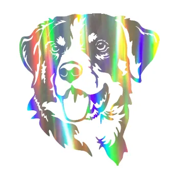 Polep vozidla SAMOLEPKA Pes 197 levá Appenzellský salašnický pes (93 - Holografická) NA AUTO, NÁLEPKA, FÓLIE, POLEP, TUNING, VLASTNÍ TEXT, TISK, AUTOSAMOLEPKY.cz, POLEPY, OBRÁZEK, LOGO, SAMOLEPKY