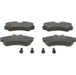 BOSCH Sada brzdových destiček, kotoučová brzda 0986460941