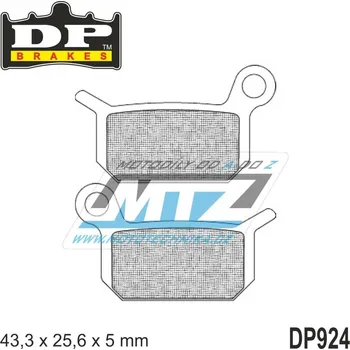 Brzdová destička BRZDOVÉ DESTIČKY KTM MX FRT DP924