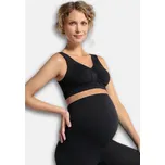 Carriwell Těhotenská bezešvá podprsenka ČERNÁ, velikost M