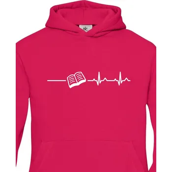 Chlapecká mikina Dětská mikina pro milovníky knížek a četby, Barva Purpurová, Velikost 98-104, Canvas Dětská mikina Bezvatriko.cz 0269