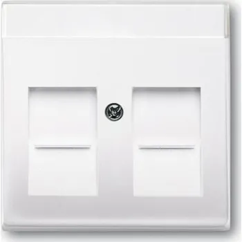 vypínač ABB kryt datové zásuvky studio bílá 2CKA001710A3176 Future Linear, Solo,Solo Carat, Busch-axcent 1800-84 (1710-0-3176)